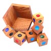 ROMBOL Crazy Six - Sophisticated 3D Puzzle with 8 Coloured