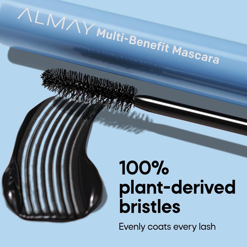 Almay Multi-Benefit Mascara, Blackest Black, 0.24 Fl. Oz., 0156 pounds,