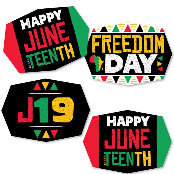 Big Dot of Happiness Happy Juneteenth - Decorations DIY Freedom