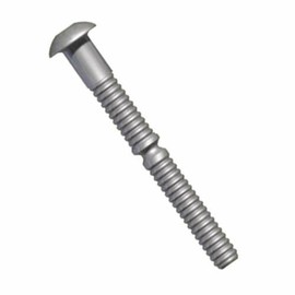 C6LB-R12-12G, Huck C6L Lockbolts, 0.375 Inch Diameter, (0.625-0.875 Inch GR), RND HD, Carbon Steel Material, Zinc CLR
