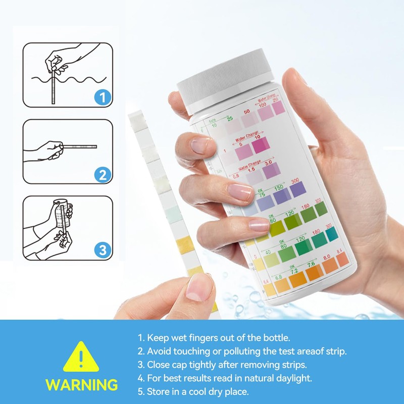 Proxima Direct 7 in 1 Aquarium Test Kit 100 Pack