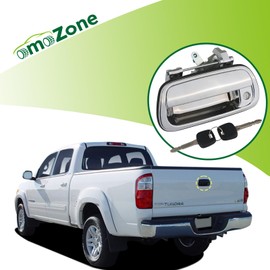 Tailgate Handle Liftgate Latch Handle with Key Lock Cylinder Chrome Compatible with 2000-2006 Toyota Tundra Replaces 69090-0C010 69090-0C030-C0 80866