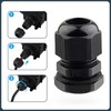 16 Sets PG7 Waterproof Nylon Cable Glands, Cable Gland, Plastic