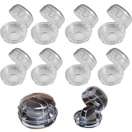 Gas Stove Knob Covers for Child Safety 8 pcs, Clear Childproof Oven Lock Stove Knob Covers for Stove, Oven, Gas Cooktop