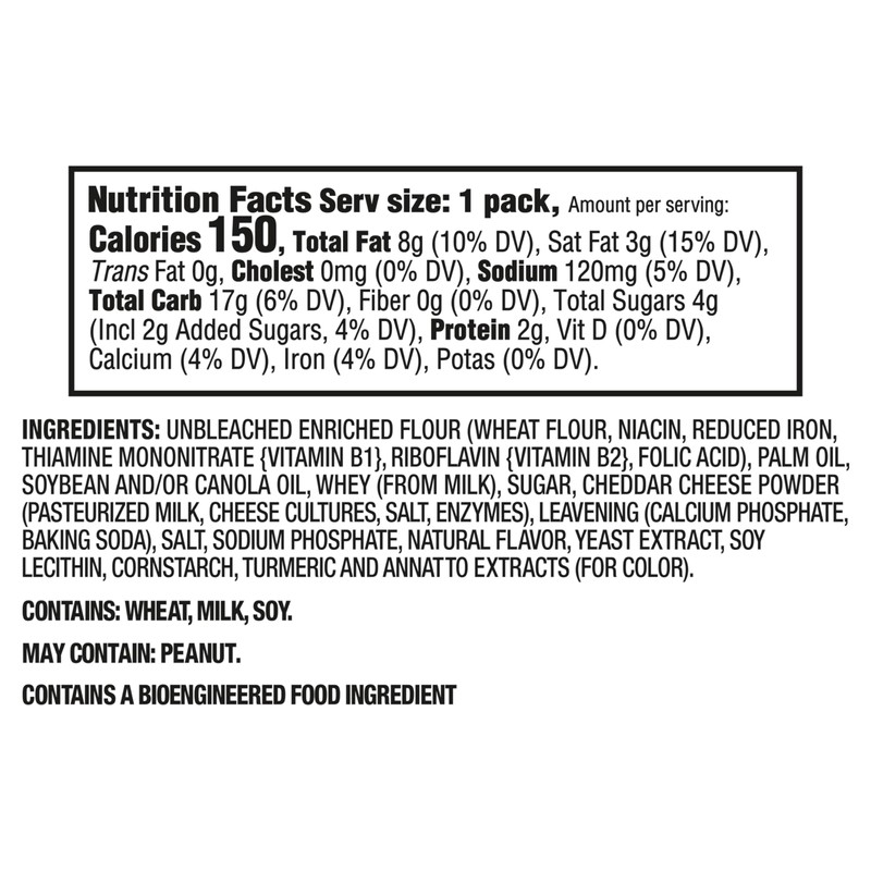 RITZ Bits Cheese and RITZ Bits Peanut Butter Sandwich Crackers