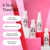 Rizos Curls 4-Step Travel Kit for Curly Hair: Curl Defining