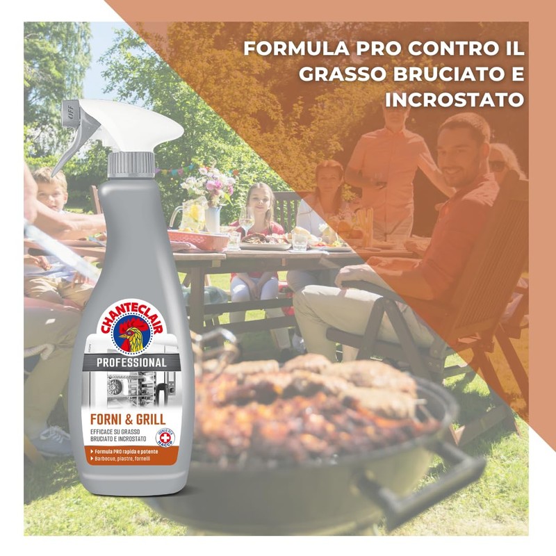 CHANTECLAIR SGRASSATORE FORNI PROF. 700 ml