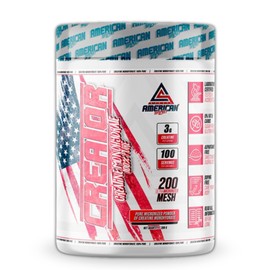AS American Suplement - Creatina Monohidrat 100% rein - 300g - 200 Mesh Ultra mikronisiert - Para 100 Días - Sabor Neutro - Ayuda a Combatir la Fatiga - Favorece el Rendimiento Físico ..