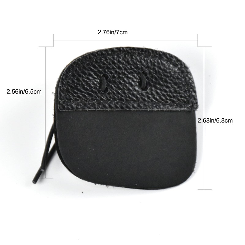 Windfulogo Cow Leather Archery Finger Tab Long Bow Hand Protector