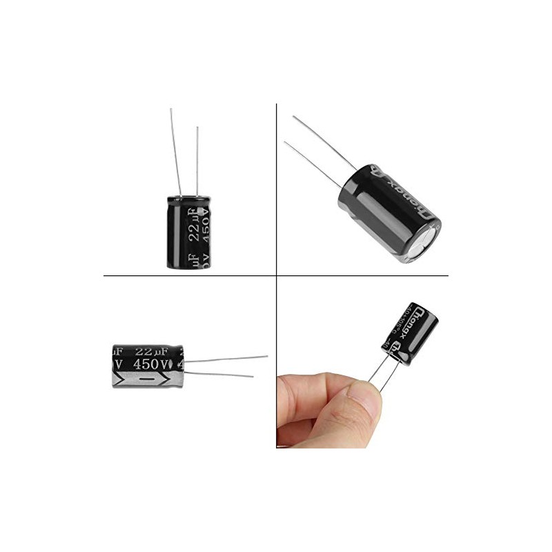 Pack of 20 450V 22uf 105 Lines Axial Electrolyte Polar