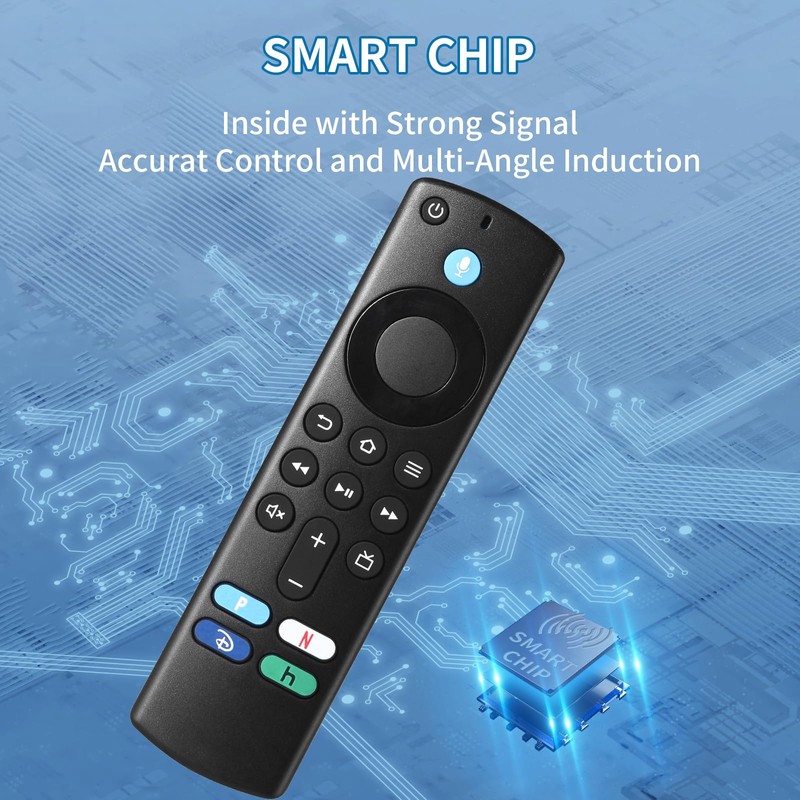 Ersatz-Sprachfernbedienung Kompatibel mit FireStick 3rd Gen L5B83G, Kompatibel mit Smart