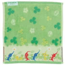 Marushin Pikmin Mini Towel Pikmin World 907773 Marushin Towel Handkerchief, Green
