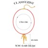 CLASSYZINT Fish Necklace for Women Pink Rope Charm Necklace
