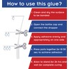 30g Plastic Glue,Glue for Plastic Repair, Super Instant Glue Used