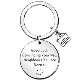 SMARGO New Home Gifts Keyring, House Warming Gifts For Friends,New Home Gifts for a Friend or Couple, Housewarming Gift, New Home Gifts for Couple, First Home Gifts