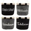Blümelhuber Set of 4 Felt Organiser Bags Suitable for Craft