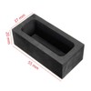 Gadpiparty Graphite Ingot Mould for Melting Non Ferrous Metals High