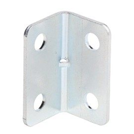 25 Pack Rok Hardware Heavy Duty Metal L Shaped Bracket, 1-1/4" (32mm) x 23/32" (18mm), Right Angle Corner Brace, Installation Support Bracket for Wooden Face Frame Cabinets, 18 Gauge, Zinc ROKMB3218Z