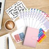 TOYESS 30Pcs Budget Binder Set for Money Saving Wallet, A6