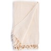 Bersuse Ventura Peshtemal Hamam Towel 100% Cotton Ecru