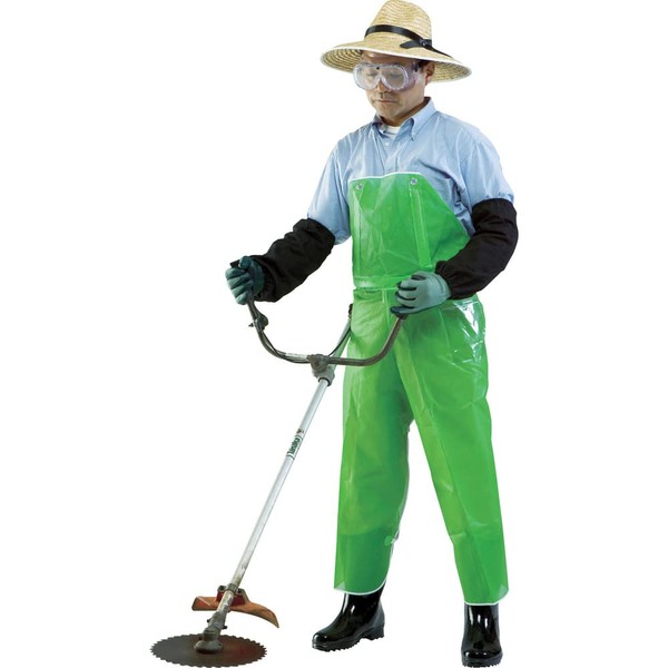 Wavelock Inovex One-Touch Grass Cutting Apron, A-Shaped, Green (Cowboy Style)