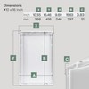 Vent Systems White ABS Plastic Access Panel 10 x 16