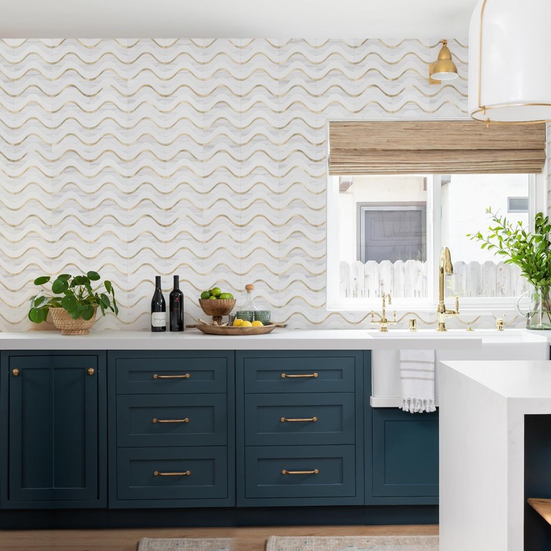 Vamos Tile 10-Sheet Peel and Stick Backsplash Seamless Tile,Stick on