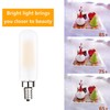 T6 Edison Bulb 60W/6W 3000K Soft White Modern Chandelier Bulbs,