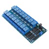 Diitao 12V 16 Channel Relay Module Board Optocoupler LED LM2576