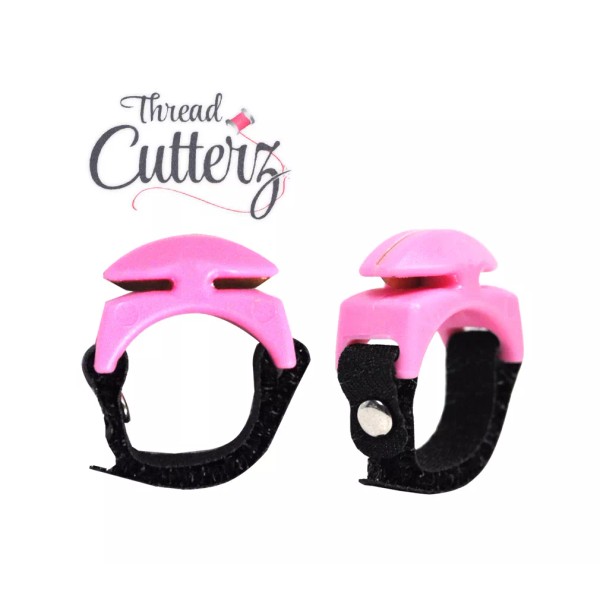 Thread Cutterz Adjustable Thread Floss Yarn Cutting Ring Pink