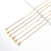 Gold Thin Chain Layered Necklaces For Women Non Tarnish,18k Gold