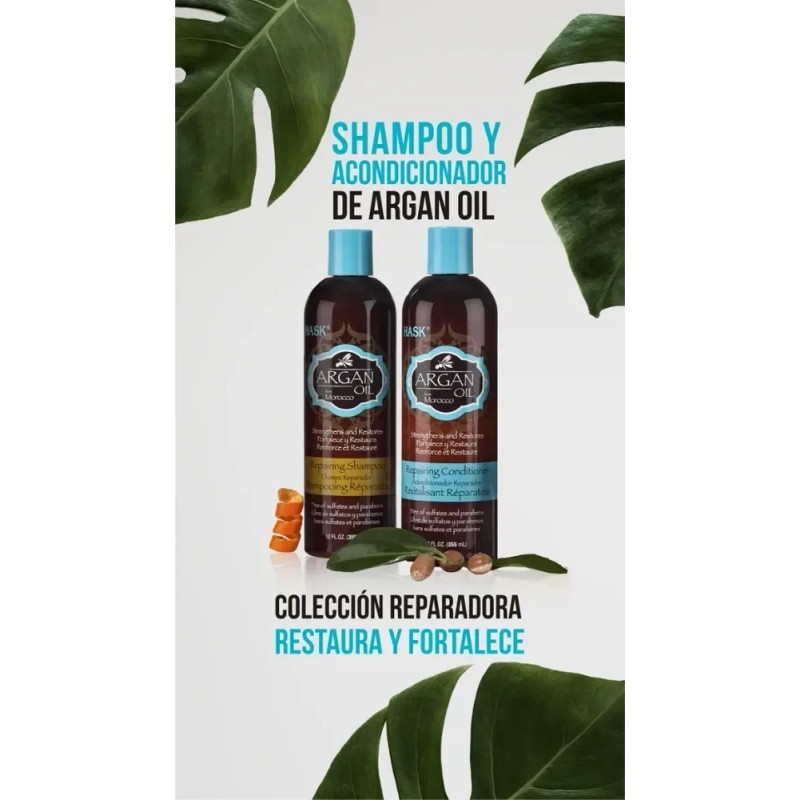 Hask Shampoo Argan Oil 355 Ml
