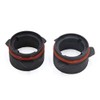 sourcingmap Pair Black Plastic Auto Car Headlight Bulb Base Holder