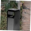 KICHOUSE Trash Can Ashtray Trash Cans Container Garbage Bin Ashtrays