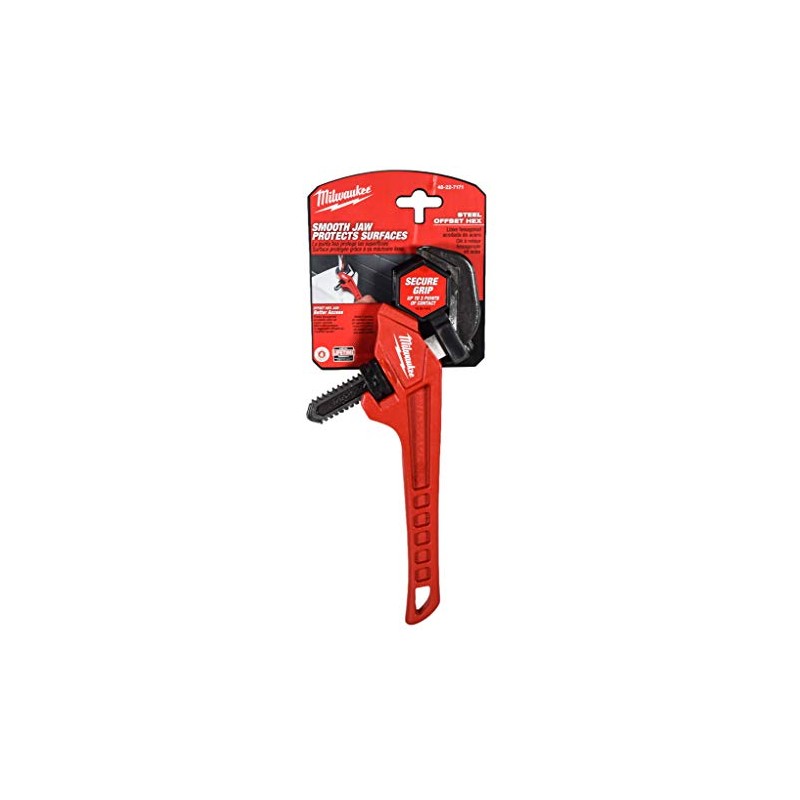 Milwaukee Electric - Steel Offset HEX Pipe Wrench