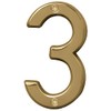 Hy-Ko 4" High Premium Metal House Number, Modern Raised Numbers
