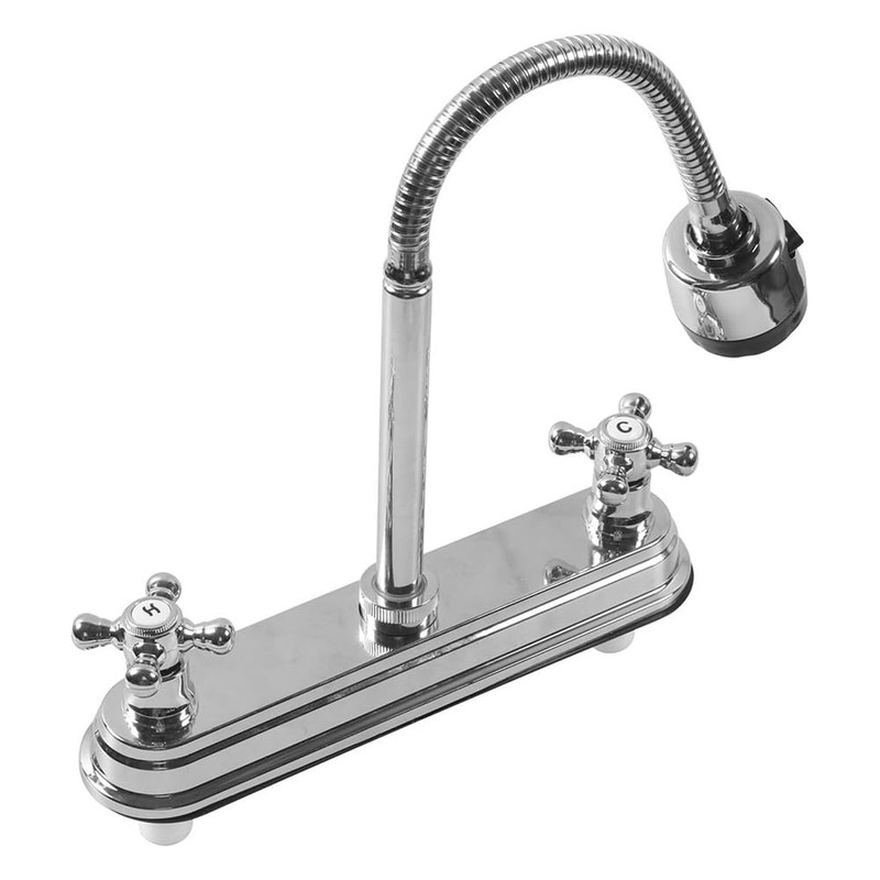 Ieron RV Kitchen Faucet Non-metallic, Flexible Spout for Campers, Motorhomes,