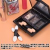 BLOOPIC Eyeshadow Brush, Sponge Tip, Disposable Double Eyeshadow Brush, 50