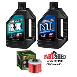 Maxima Honda Oil Change Kit CRF250R(X) CRF450R(X) TRX450R(ER) (2002-2017)