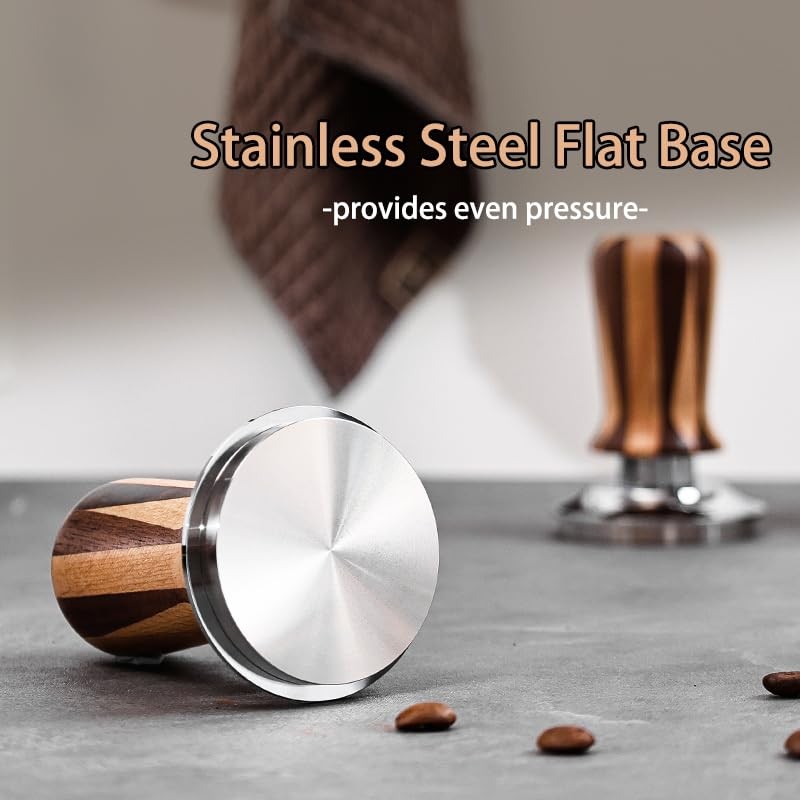 CAPFEI Spring Loaded Tamper 54 mm with Flat Base Self-Leveling