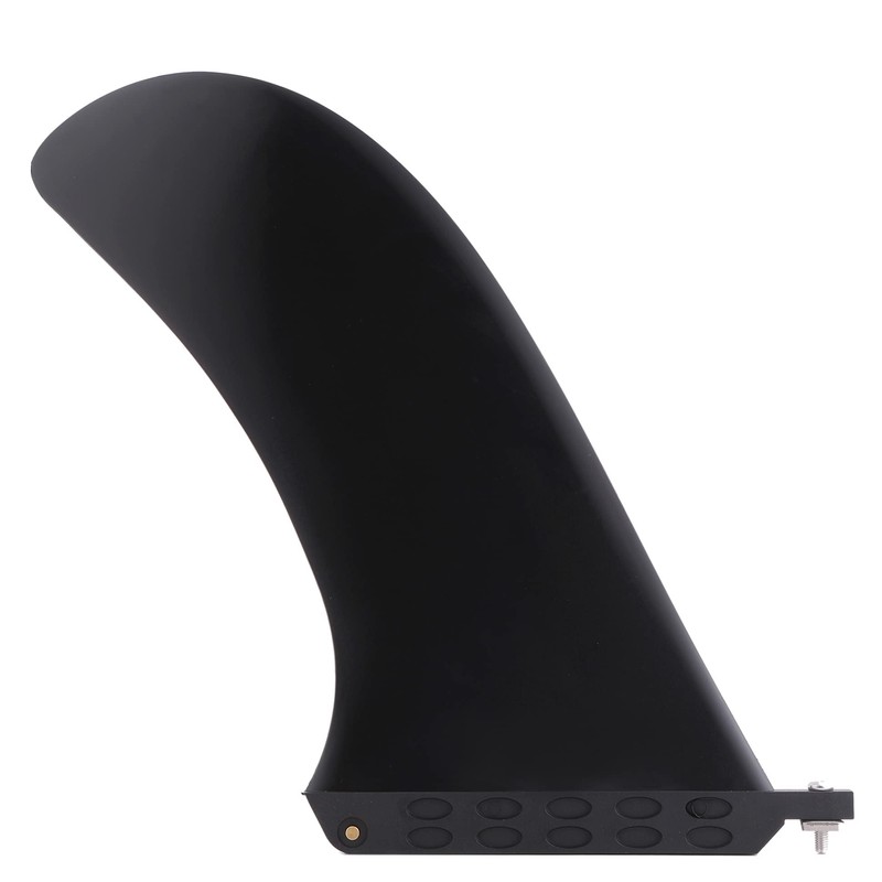 Plastic Fins Single 9.25" Black for Surfboards