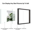 Egofine 8x8 Floating Frames Set of 2, Double Plexiglass Picture