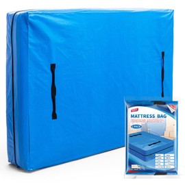 TAILI Mattress Bag, For Moving Storage, For Moving, 76.8 x 41.7 x 15.0 inches (195 x 106 x 38 cm), Single, Semi-Double Size Bed Mattress Cover, Moving Storage Bag, Foldable, With Durable Handle