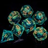 ARUOHHA DND Resin Dice Beholder's Dragon Eye Dice Liquid Core