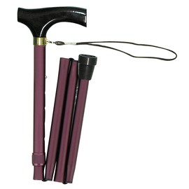 Island Edison Folding Wooden Grip Cane