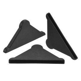 QUARKZMAN Corner Protectors Edge Protectors 3 x 50 Triangular Shape Glass Table Shelf Corner Protectors Cushions Pack of 20 Plastic Corner Protectors for Corner Protection of Glass, Mirrors, Tiles
