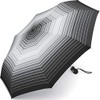 Esprit Easymatic Light Gradient Stripes Pocket Umbrella, black