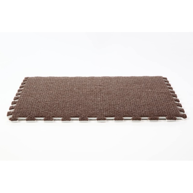 Yunox Carpet Mat Set of 9 Brown 16-125 0.7mm Thick