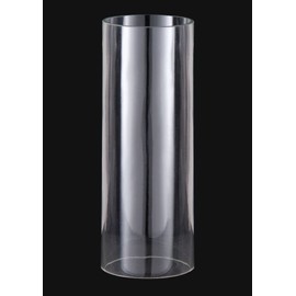 B&P Lamp® 5" By 10" Mid-Century Modern Clear Cylinder Shades