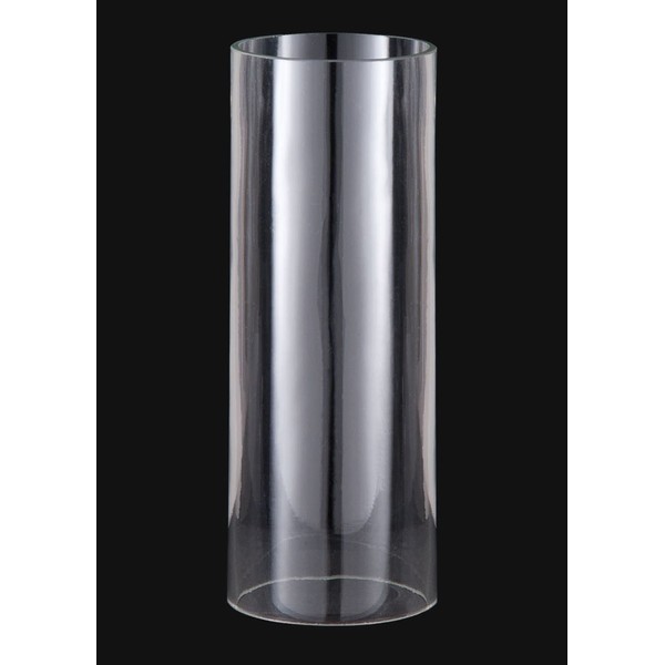 B&P Lamp® 5" By 10" Mid-Century Modern Clear Cylinder Shades